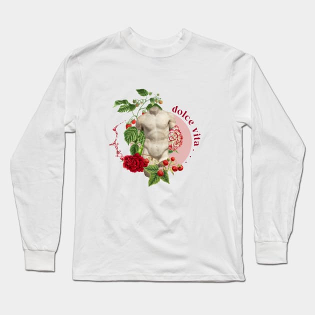 Dolce vita | collage Long Sleeve T-Shirt by ZadloCreates